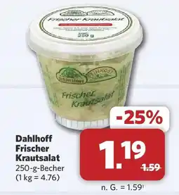 Combi Dahlhoff Frischer Krautsalat Angebot