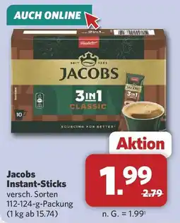 Combi Jacobs Instant-Sticks Angebot