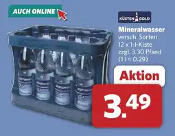 Combi KÜSTEN GOLD Mineralwasser Angebot