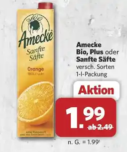 Combi Amecke Bio, Plus oder Sanfte Säfte Angebot