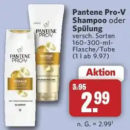 Combi Pantene Pro-V Shampoo oder Spülung Angebot