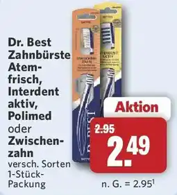 Combi Dr. Best Zahnbürste Atemfrisch, Interdent aktiv, Polimed oder Zwischenzahn Angebot