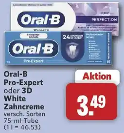 Combi Oral-B Pro-Expert oder 3D White Zahncreme Angebot