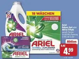Combi Ariel Pulver, Gel oder All-in-1 Pods Angebot