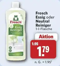 Combi Frosch Essig oder Neutral Reiniger Angebot