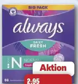 Combi Always Slipeinlagen Big Pack Angebot
