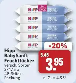 Combi Hipp BabySanft Feuchttücher Angebot