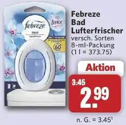Combi Febreze Bad Lufterfrischer Angebot