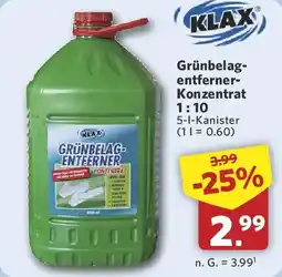 Combi KLAX Grünbelagentferner Konzentrat Angebot