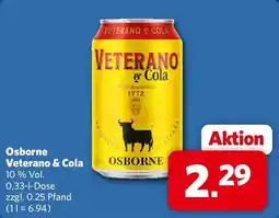 Combi Osborne Veterano & Cola Angebot