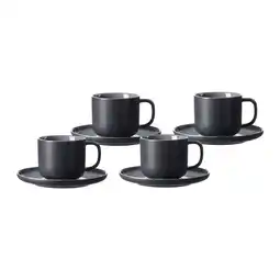 Netto Marken-Discount Ritzenhoff & Breker Kaffeetassen mit Untertassen Jasper 240 ml 4er Set Angebot
