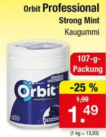 Orbit Professional Strong Mint Kaugummi