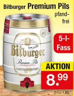 Zimmermann Bitburger Premium Pils Angebot