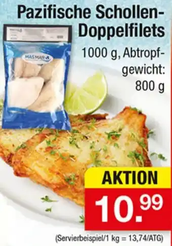Zimmermann Pazifische Schollen-Doppelfilets Angebot