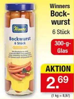 Zimmermann Winners Bockwurst Angebot