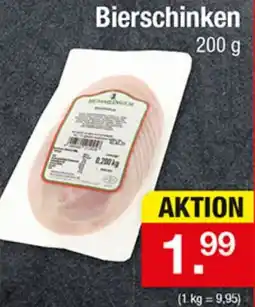 Zimmermann Bierschinken Angebot