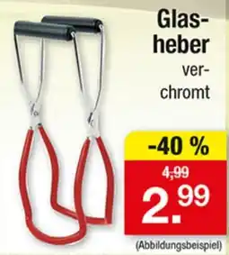 Zimmermann Glas-heber ver-chromt Angebot