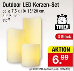 Zimmermann Outdoor LED Kerzen-Set Angebot