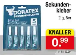 Zimmermann DORATEX SEKUNDENKLEBER Angebot