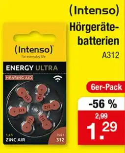 Zimmermann (Intenso) Hörgeräte-batterien A312 Angebot