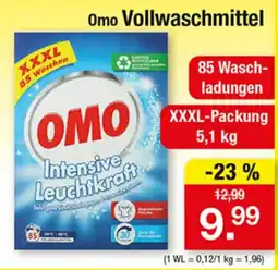 Zimmermann Omo Vollwaschmittel Angebot