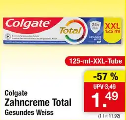 Zimmermann Colgate Zahncreme Total Gesundes Weiss Angebot