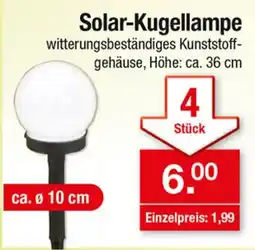 Zimmermann Solar-Kugellampe Angebot