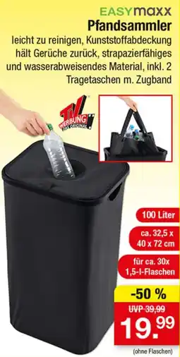 Zimmermann EASYmaxx Pfandsammler Angebot
