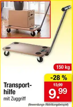 Zimmermann Transport-hilfe mit Zuggriff Angebot