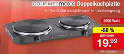 Zimmermann GOURMETmaxx Doppelkochplatte Angebot