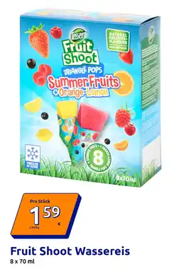 Action Fruit Shoot Wassereis Angebot