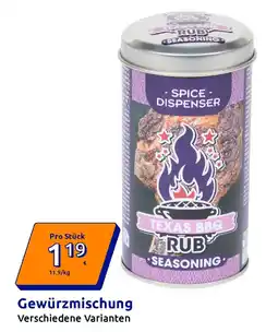 Action Gewürzmischung Angebot