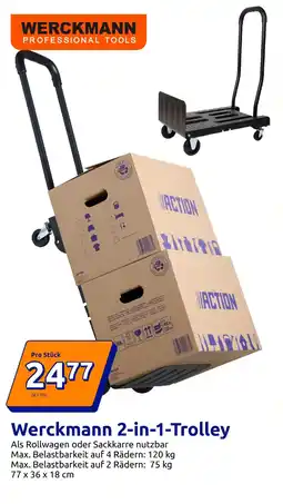 Action Werckmann 2-in-1-Trolley Angebot