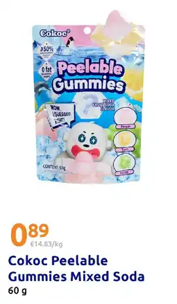 Action Cokoc Peelable Gummies Mixed Soda Angebot