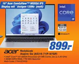 K+B Expert acer Notebook Aspire Go (AG16-71P-97GF) Angebot