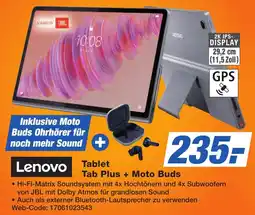 K+B Expert Lenovo Tablet Tab Plus + Moto Buds Angebot