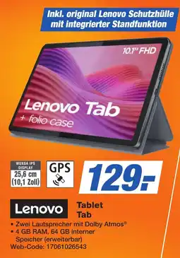 K+B Expert Lenovo Tab Angebot