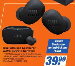 K+B Expert JBL True Wireless Kopfhörer WAVE BUDS 2 Schwarz Angebot