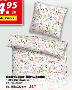 Möbel Turflon Seersucker-Bettwäsche Biberna Angebot
