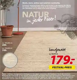 Möbel Turflon Pure - Zeitloser, handgewebter Wolle-Teppich Angebot