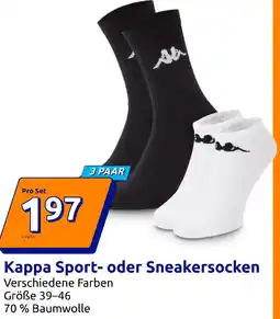 Action Kappa Sport- oder Sneakersocken Angebot