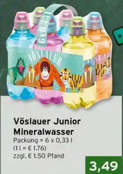 CAP Markt Vöslauer Junior Mineralwasser Angebot