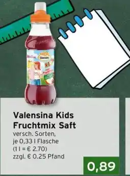 CAP Markt Valensina Kids Fruchtmix Saft Angebot