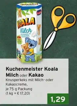 CAP Markt Kuchenmeister Koala Milch oder Kakao Angebot