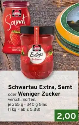 CAP Markt Schwartau Extra, Samt oder Weniger Zucker Angebot