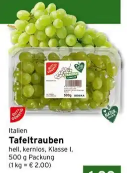 CAP Markt Tafeltrauben Angebot