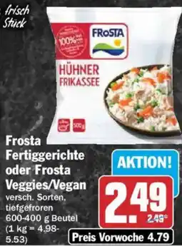 AEZ Frosta Fertiggerichte oder Frosta Veggies/Vegan Angebot