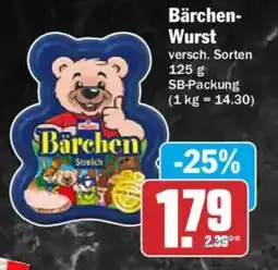 AEZ Bärchen-Wurst Angebot