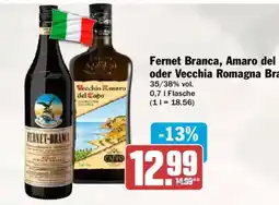 AEZ Fernet Branca, Amaro del oder Vecchia Romagna Bran Angebot