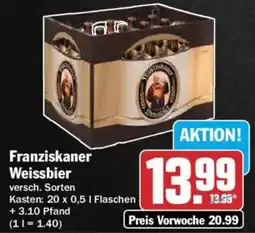 AEZ Franziskaner Weissbier Angebot
